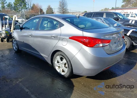 2012 Hyundai Elantra Gls (Ulsan Plant) из США, поврежденный, VIN KMHDH4AE8CU235928